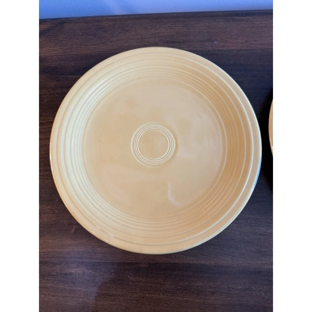 Set Of 2 Vintage Fiesta Yellow 9